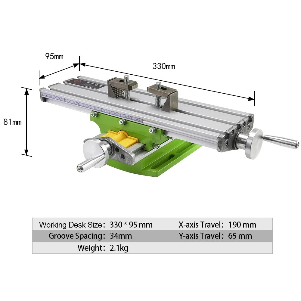 Allsome BG6330 Cross Slide Table for Milling and Drilling