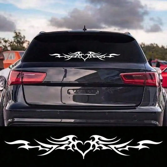Tribal Heart Wing Vinyl Decal Car Windshield Self Adhesive