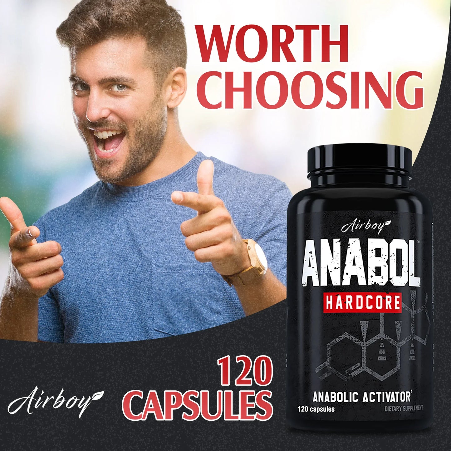 Xemenry Anabol Hardcore Muscle Builder For Lean Firm Gains