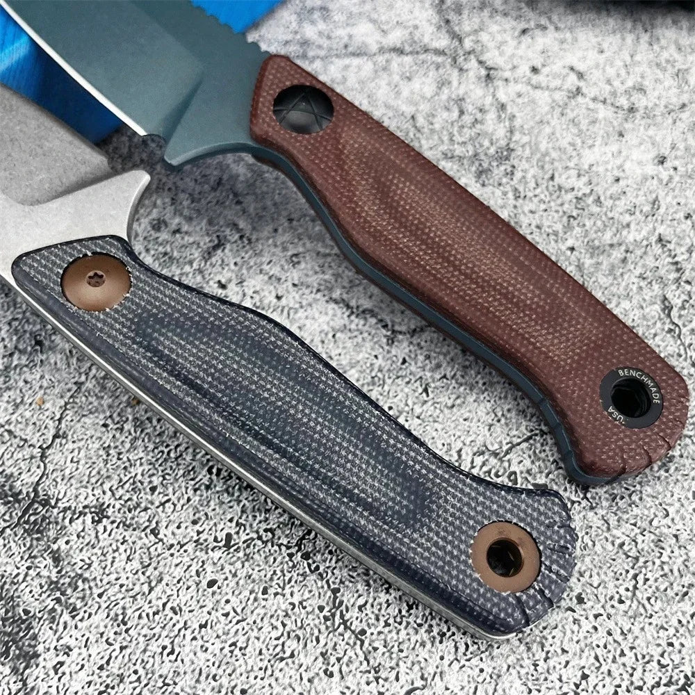 DIY Supplies BM203BT Fixed Blade Knife D2 Steel G10 Handle