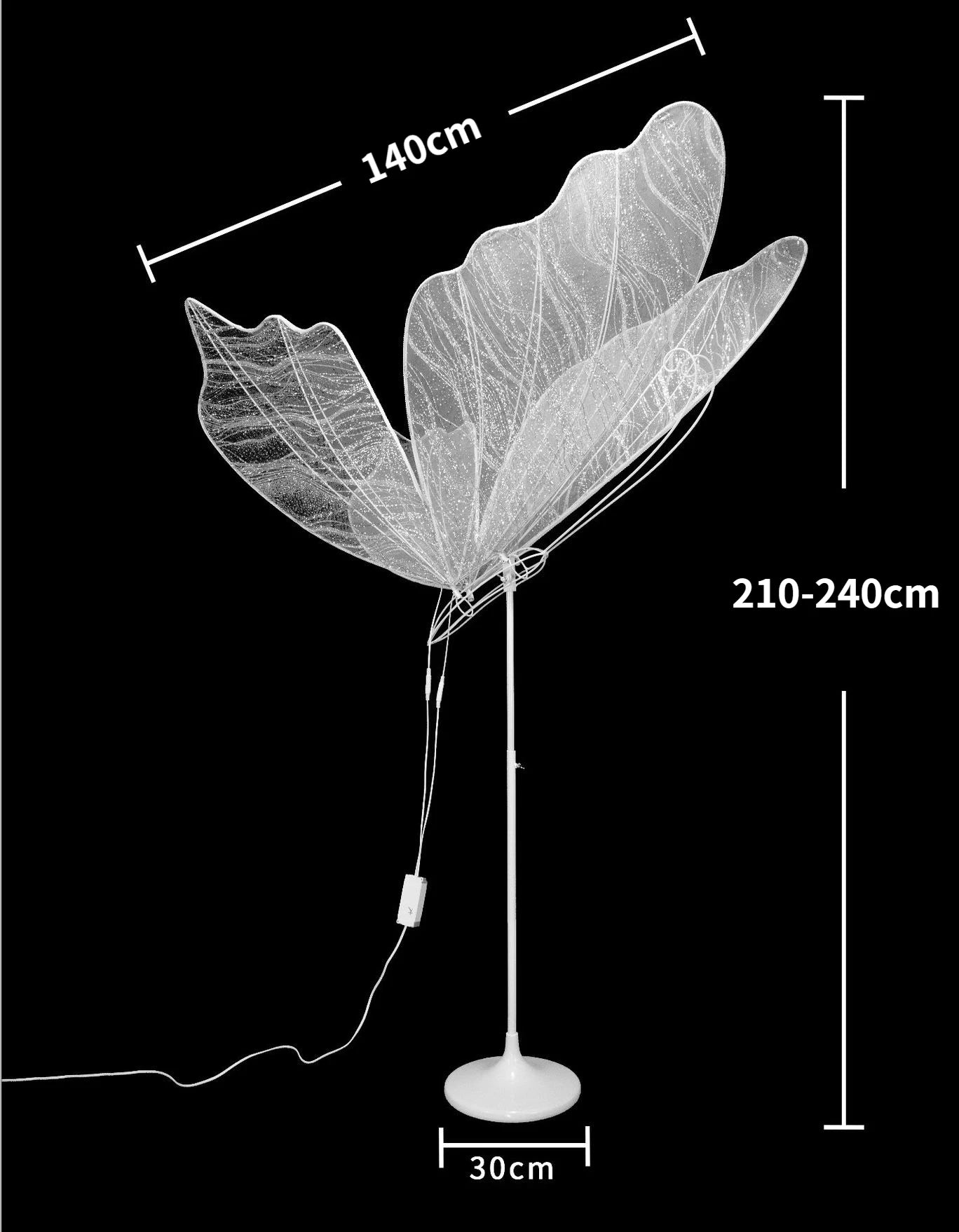 Romantic Butterfly LED Lace Ceiling Light For Wedding Decor