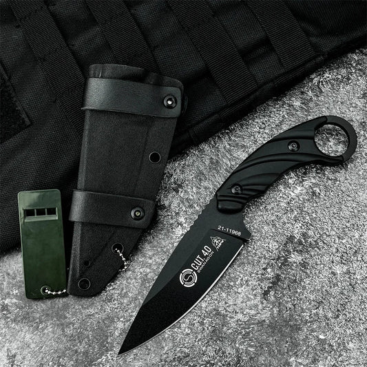 TOPS Knives C.U.T Fixed Blade Knife with Kydex Sheath