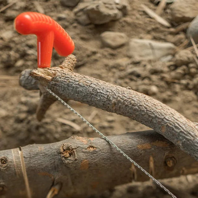 Portable Stainless Steel Wire Saw For Camping And Survival