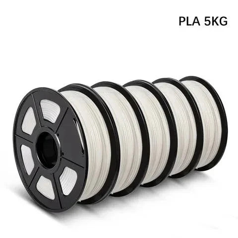 SUNLU 5KG PLA/ PLA Plus Filaments 5 Rolls 3D Filament 1KG/roll 1.75mm 100% Filament Lines Up Neatly For 3D Printing From EU US