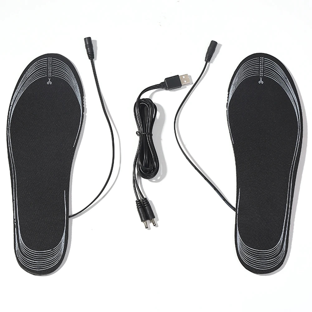 Shunmaii Unisex Electric Heated Insoles Adjustable Temperature