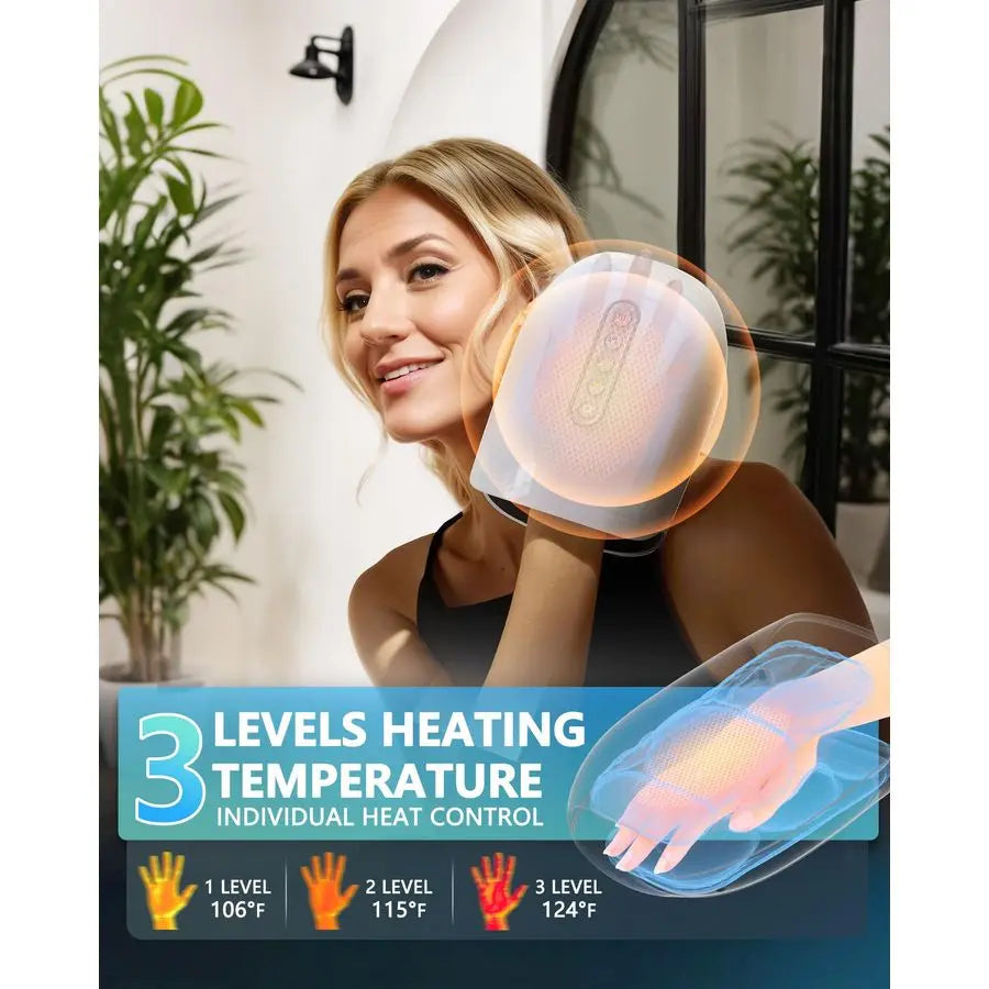 Hand Massager With Heat And Compression For Arthritis Carpal Tunnel