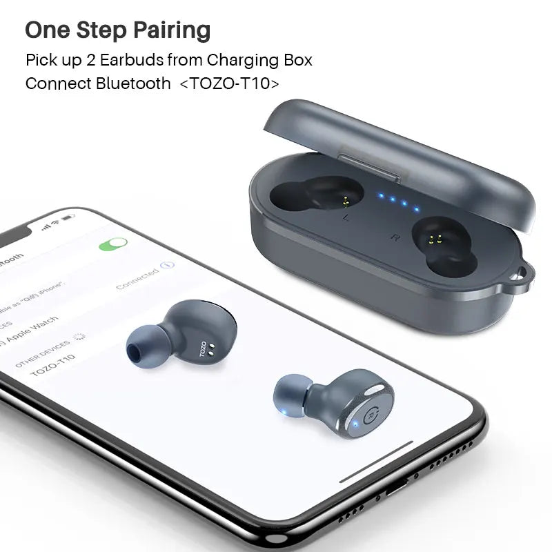 TOZO TWS Earbuds AI Translate Bluetooth 5.3 Earphones With Mic