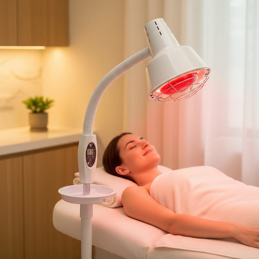 Bymaocar 275W Infrared Heat Lamp With Flexible Arm 110V