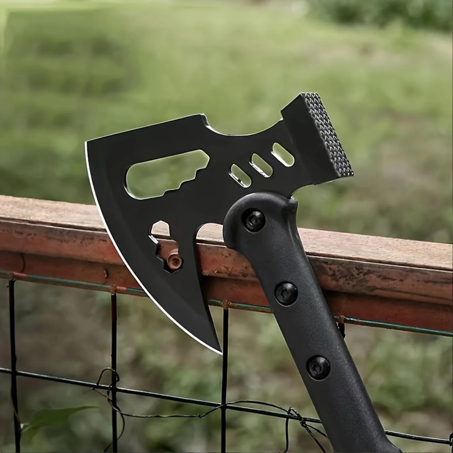 NONEDIY Survival Axe And Hammer Combo For Outdoor Use