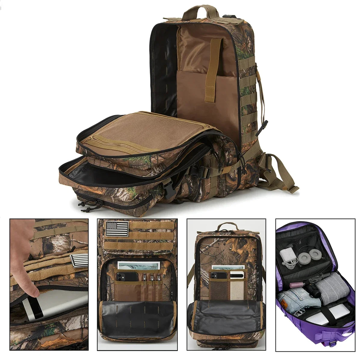 ReFire Gear Hunting Tactical Backpack For Outdoor Hiking And Camping