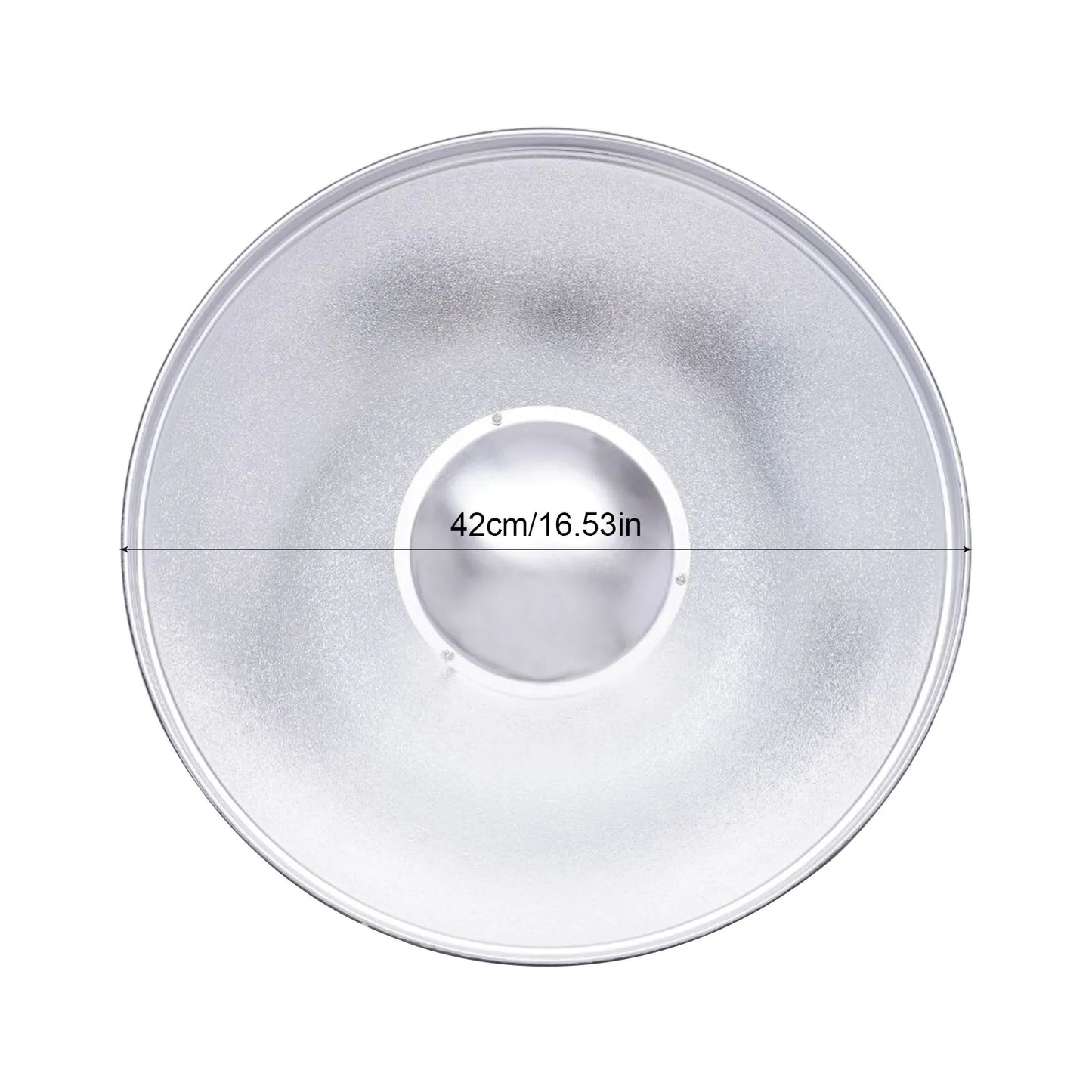 Studio Reflector Beauty Dish Bowens Mount For Strobe Flash