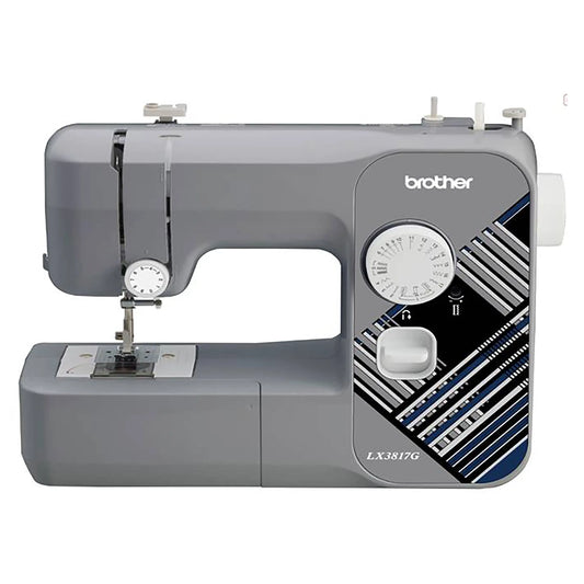 Brother LX3817 17-Stitch Portable Full-Size Sewing Machine, White