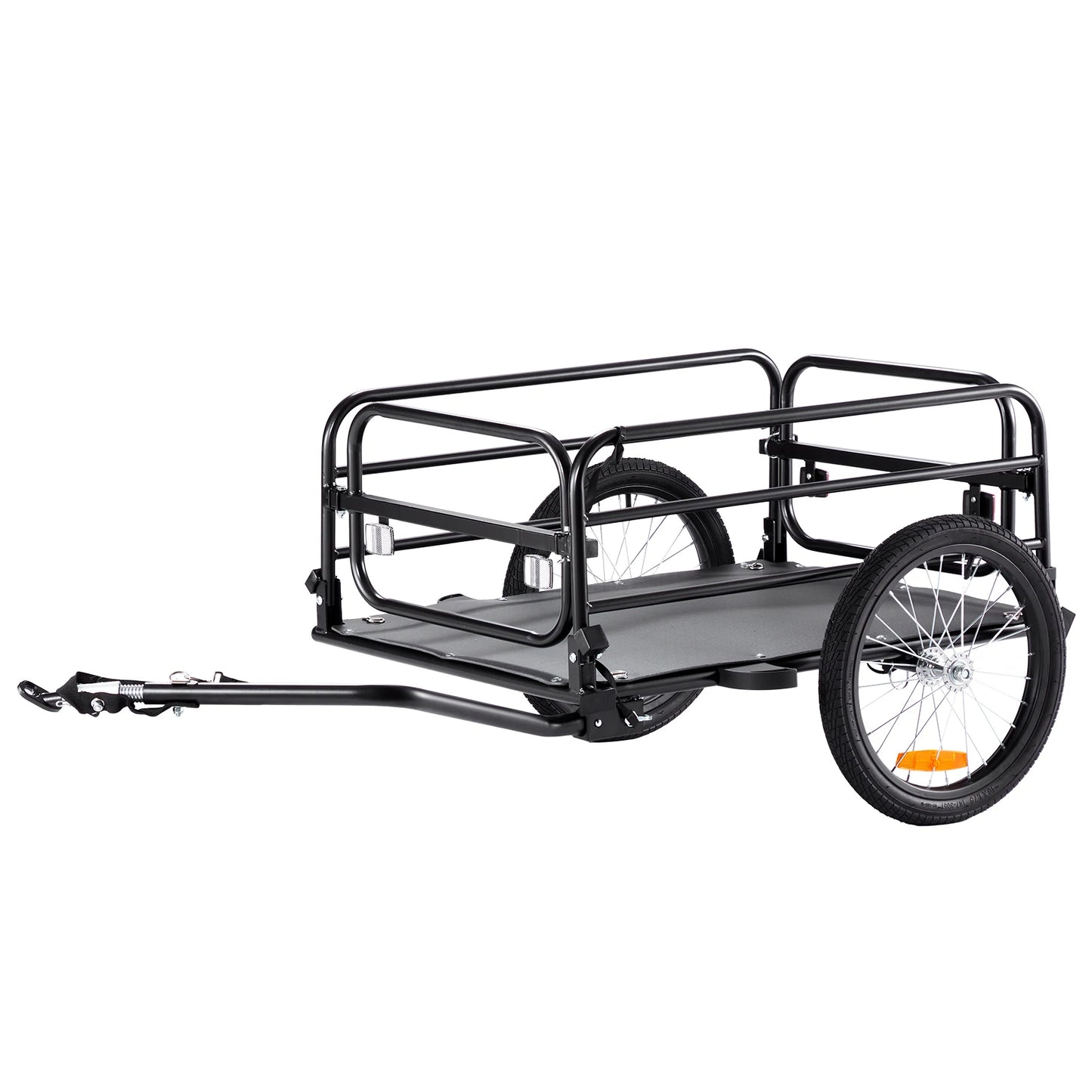 Foldable Bike Cargo Trailer for Hauling Gear