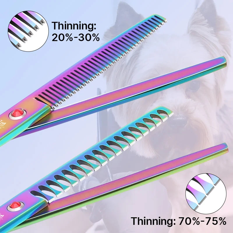 Fenice 9Cr Stainless Dog Grooming Scissors For Home Use