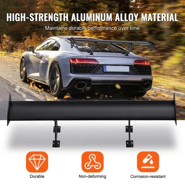 Universal Car Spoiler Wing for Sedans and Coupes Lightweight Aluminum