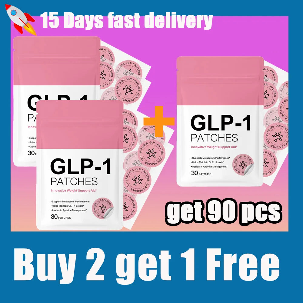 GLP1 Body Patches For Appetite Control And Metabolism Boost