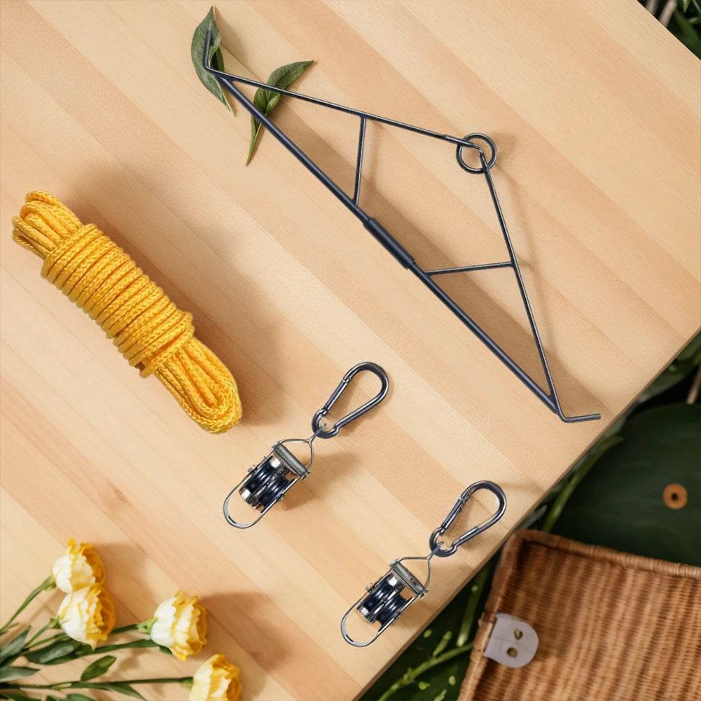 Deer Hanging Kit Gambrel With Hoist System 700 Lb Capacity