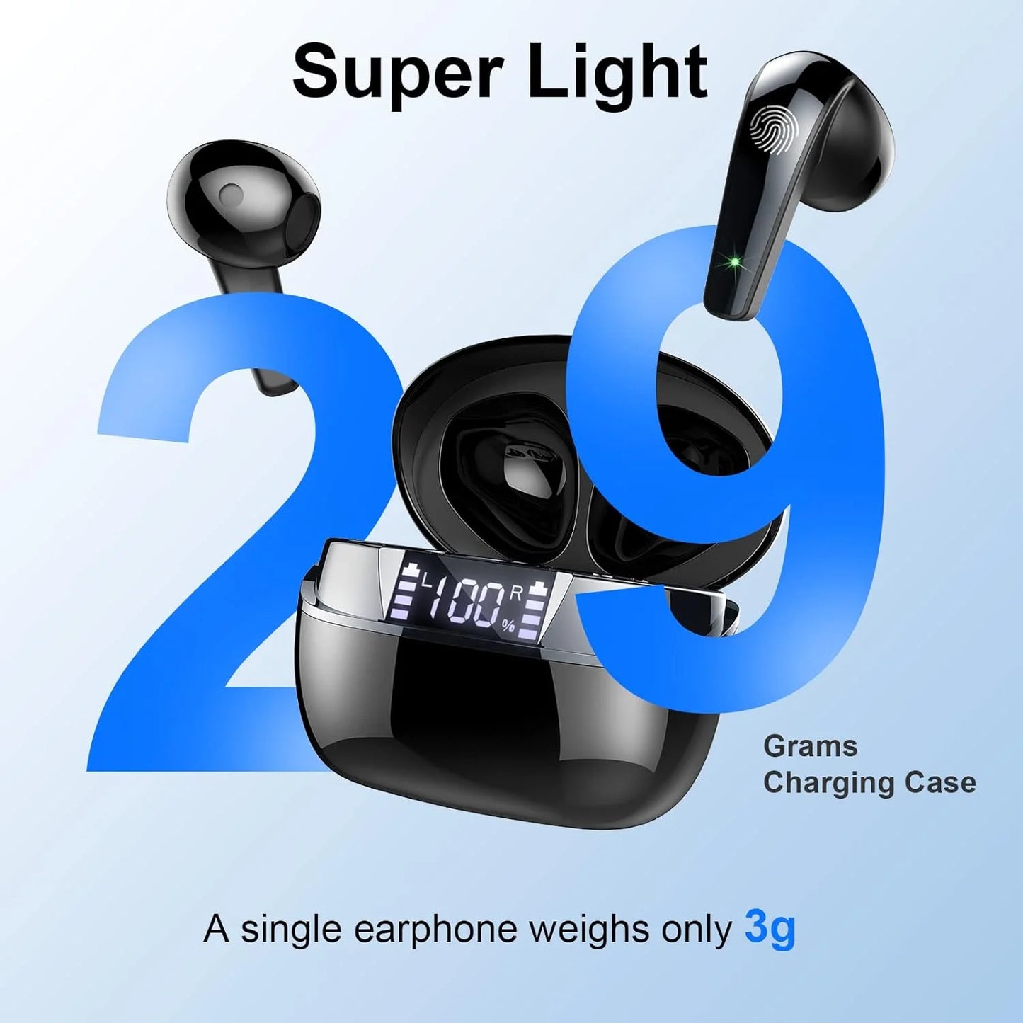 Btootos Wireless Earbuds Bluetooth Five Point Three Stereo Bass IPX7