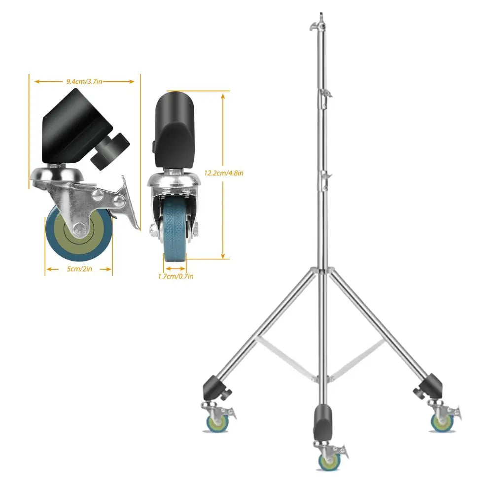 SH Stainless Steel Tripod Light Stand for Ring Light Softbox