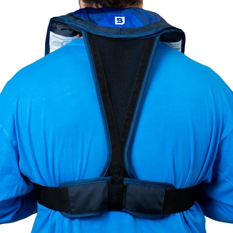 YTYIN Bluestorm Atmos 40 Automatic/Manual PFD Life Jacket USCG Approved