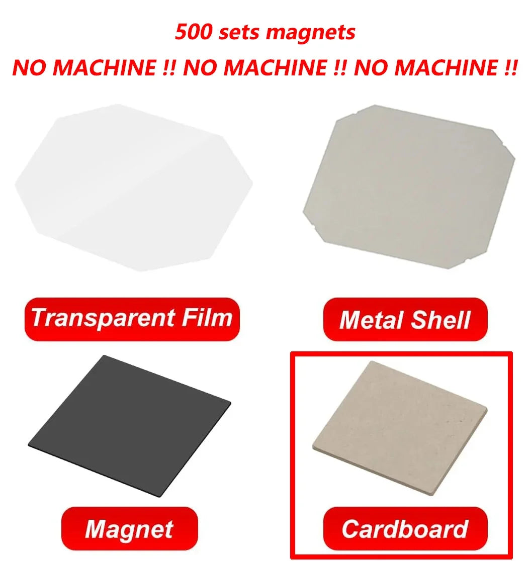 Square Fridge Magnet Maker Kit For DIY Photo Magnets