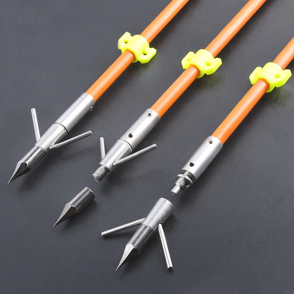 12 Pack Bowfishing Arrows Fiberglass For Archery And Fishing