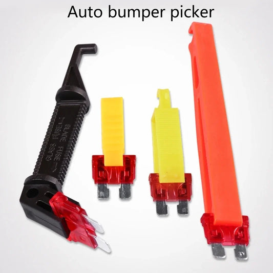 Four Piece Micro Car Fuse Puller Plier Tweezers Set