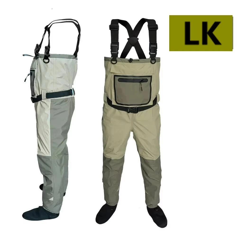 ELUANSHI Neoprene Fly Fishing Waders Unisex Quick Dry Waterproof