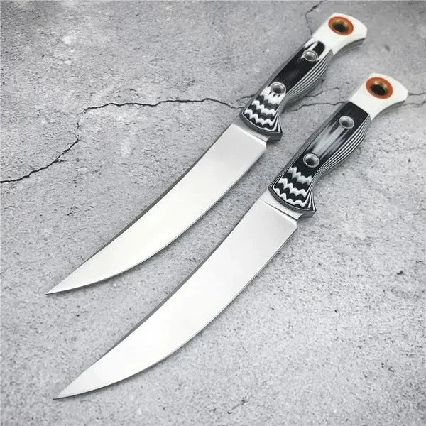 DIY Supplies Meatcrafter Fixed Blade Knife D2 With G10 Handle