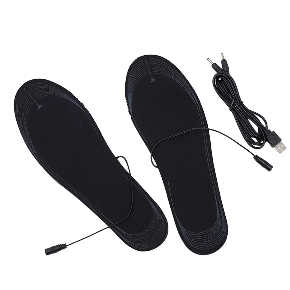 Shunmaii Unisex Electric Heated Insoles Adjustable Temperature