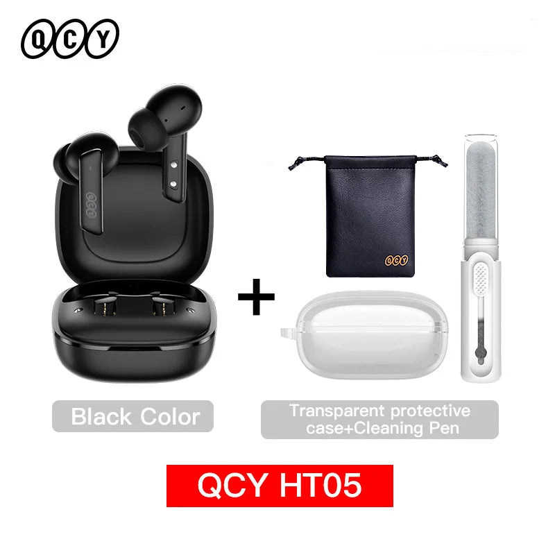 QCY HT05 ANC Wireless Earbuds 40dB Noise Cancellation Bluetooth 5.2