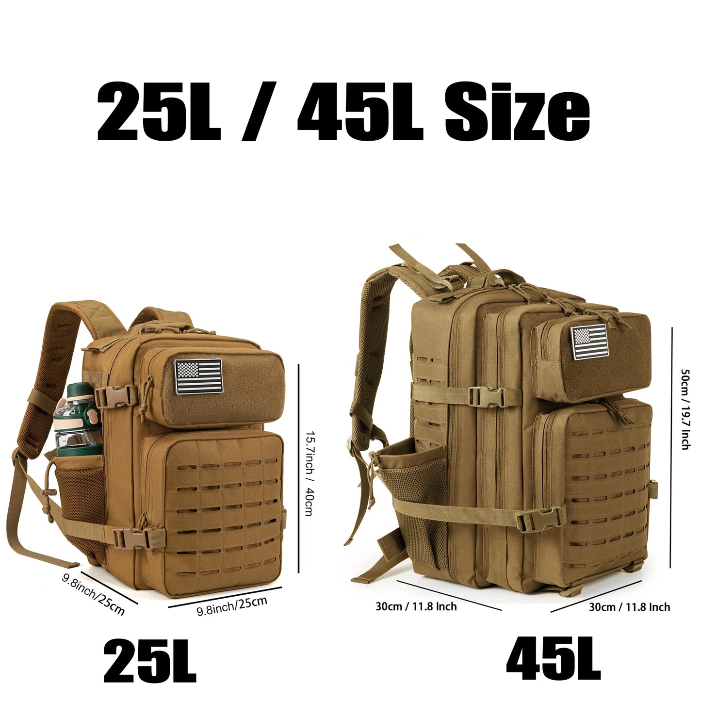 ReFire Gear Trekking Backpack Unisex For Travel And Outdoor Use