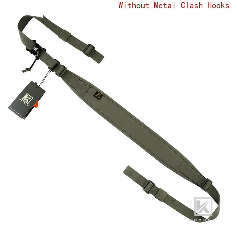 KRYDEX Tactical Modular Slingster Gun Strap 2 Point Removable Padded