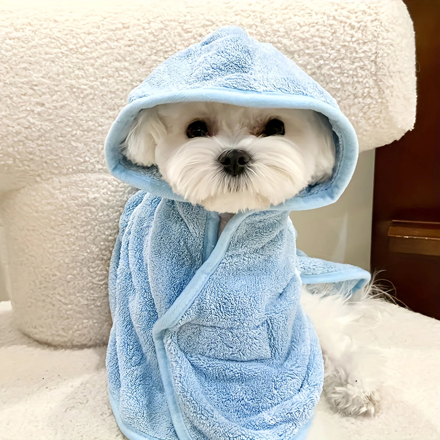 Ultra-Absorbent Quick-Dry Pet Bathrobe For Dogs And Cats