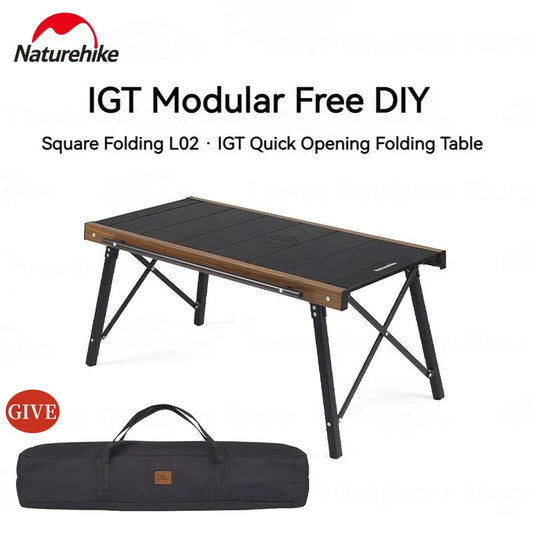Windhike Outdoor Folding Table Aluminum Alloy IGT Quick Opening