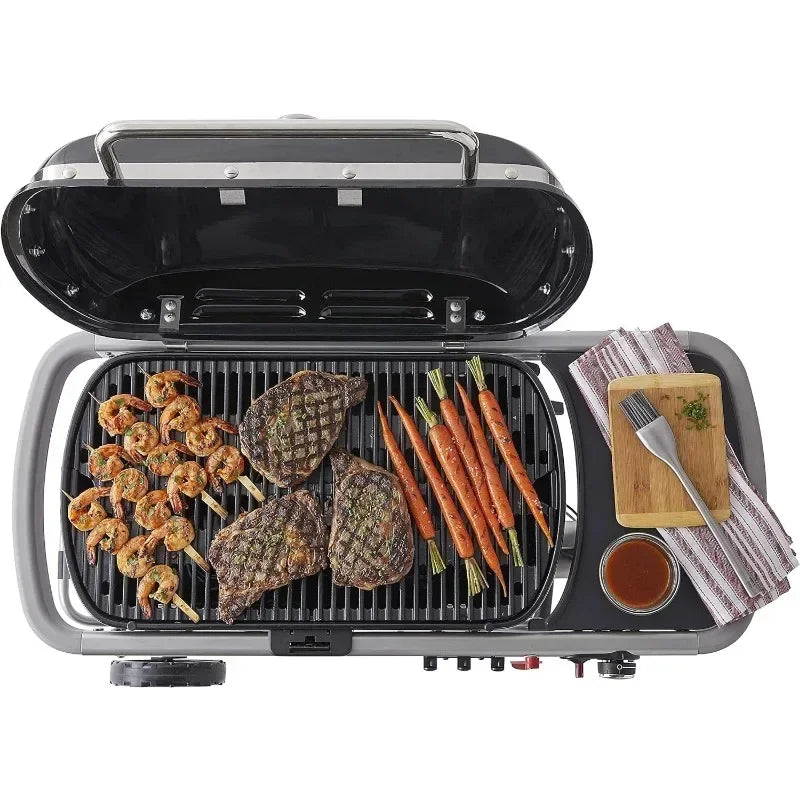 Weber Traveler Portable Gas Grill for Ultimate On-The-Go Grilling