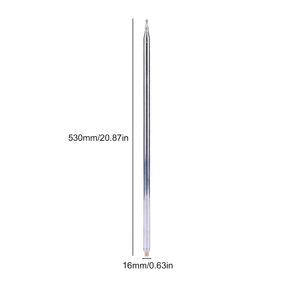 ANENG Stainless Steel Telescopic Whip Antenna M10 Thread