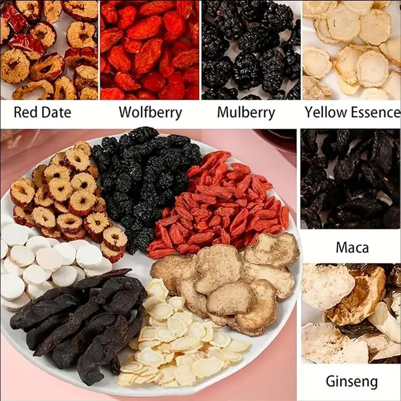 Ginseng Six Treasures Tea Traditional Chinese Herbal Medicine