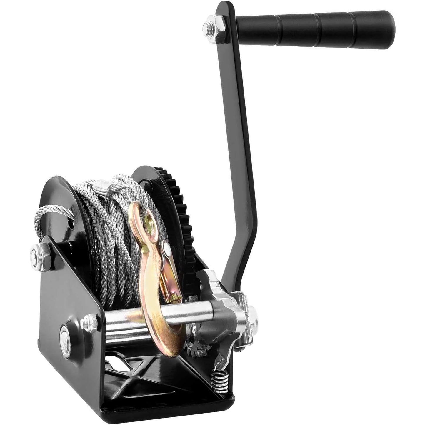 SucceBuy Hand Winch Heavy Duty Rope Crank Two Way Ratchet