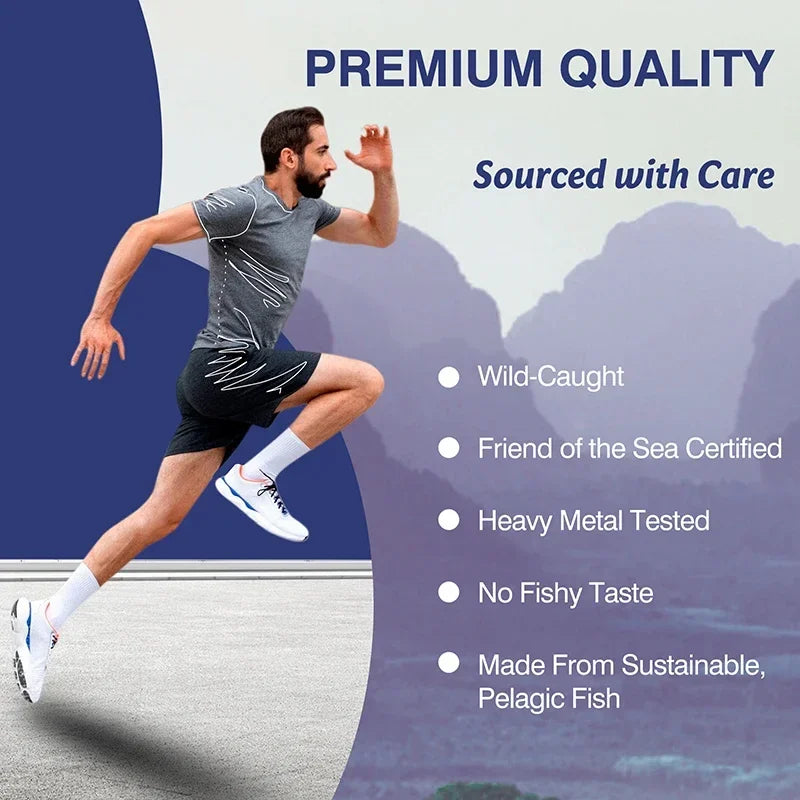 Pslalae Omega 3 Fish Oil EPA DHA Supports Brain Health