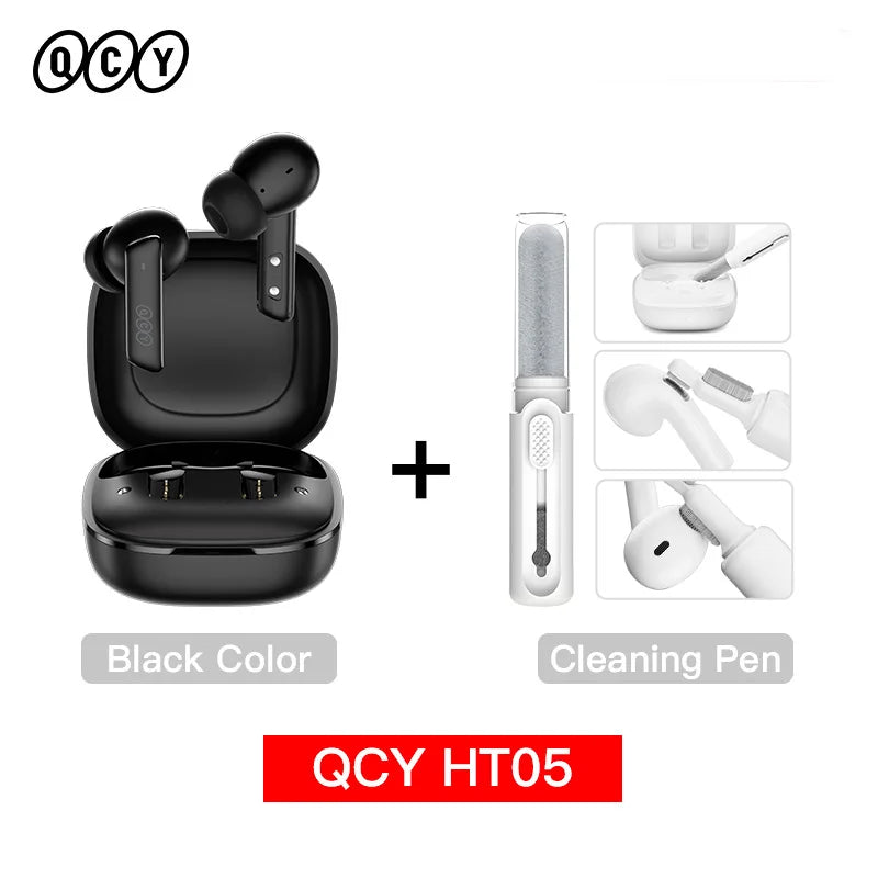QCY HT05 ANC Wireless Earbuds 40dB Noise Cancellation Bluetooth 5.2