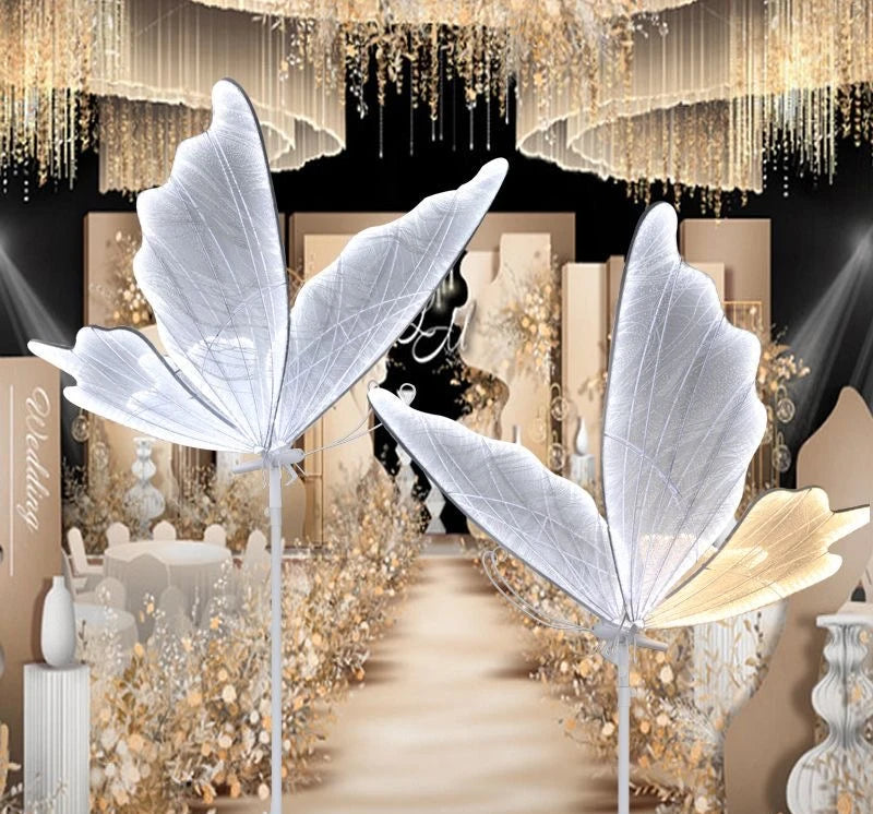 Romantic Butterfly LED Lace Ceiling Light For Wedding Decor