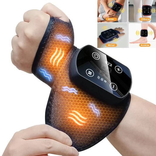 Wireless Heating Wrist Massager With 5 Heat Levels And Vibration