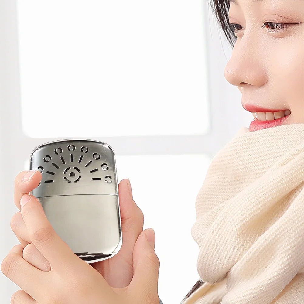 APWIKOGER Zinc Alloy Portable Fuel Hand Warmer For Outdoor Use