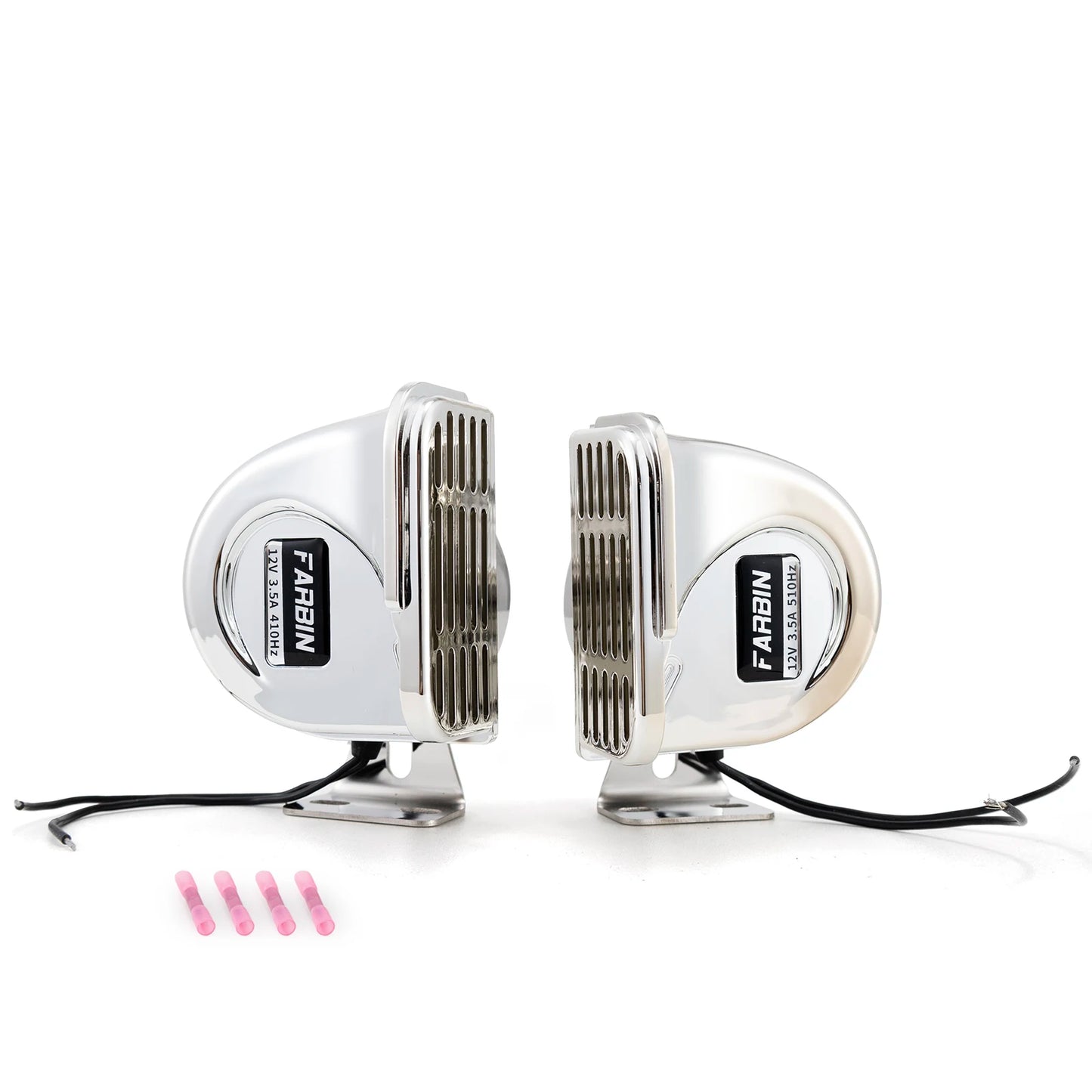 ALLREY 12V Marine Snail Electric Horn Stainless Steel Waterproof