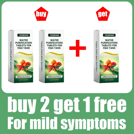 Fish Tank Water Purification Tablets For Clear Algae Free Aquariums
