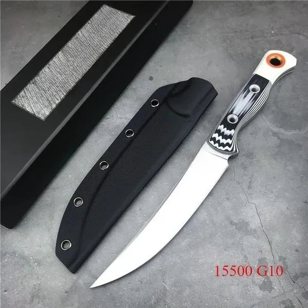 DIY Supplies Meatcrafter Fixed Blade Knife D2 With G10 Handle