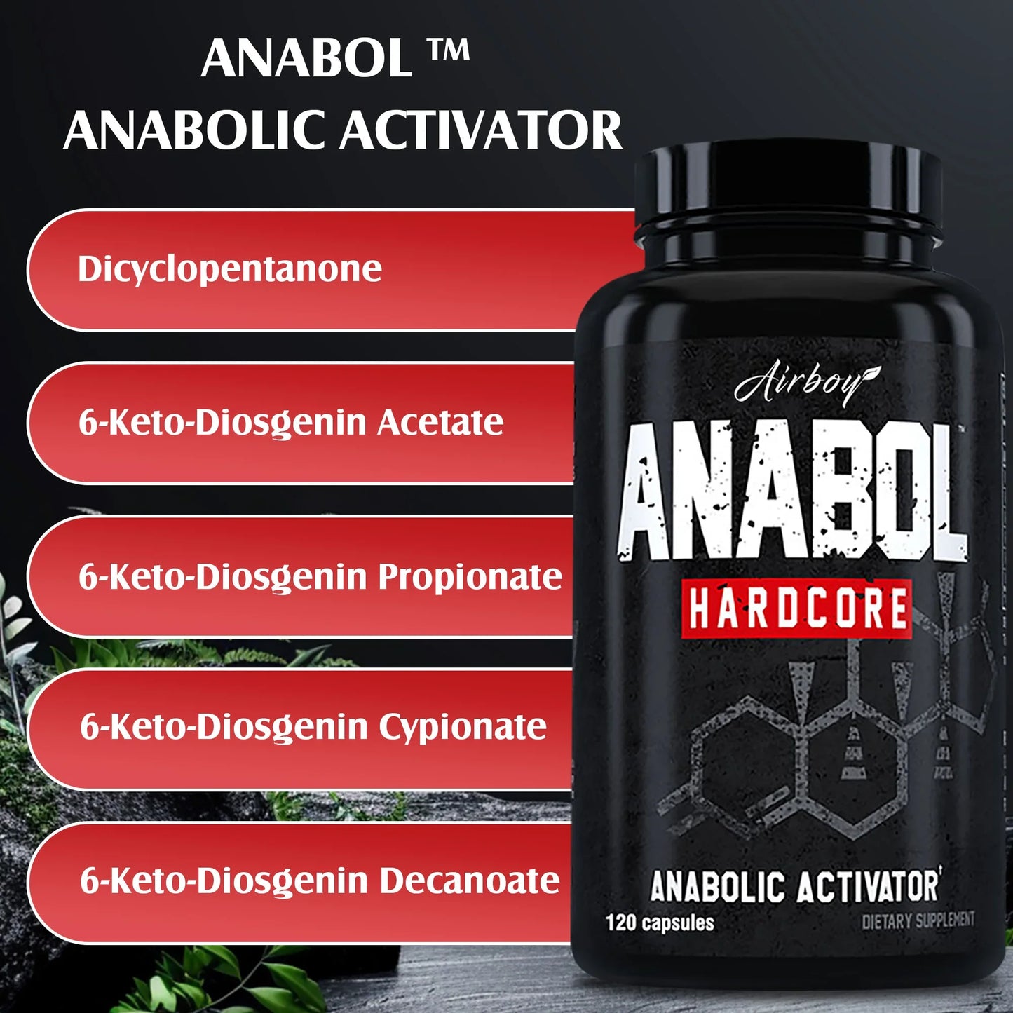Xemenry Anabol Hardcore Muscle Builder For Lean Firm Gains