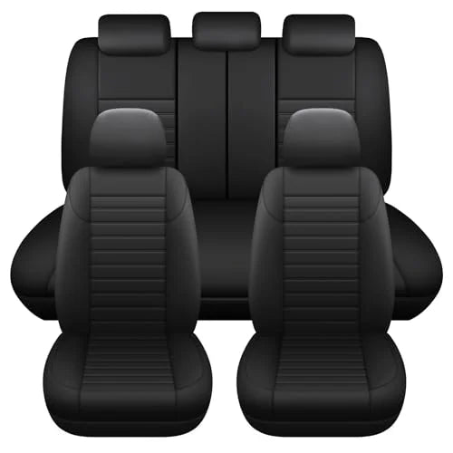 PU Leather Car Seat Covers Universal Fit Waterproof Breathable