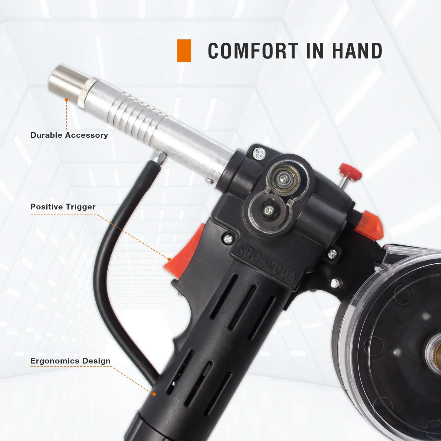 FEMEROL Spool Gun 150A Cable For MIG250PRO Welder Kit